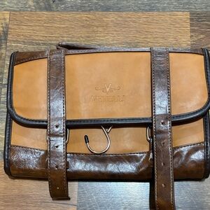 Vetelli Leather and Canvas Men’s Toiletry bag‎